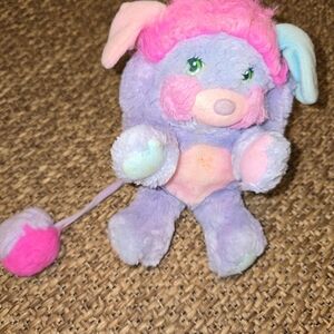 Plush Toy with Pink and Purple Accents